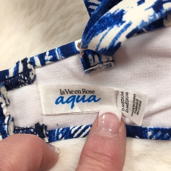 La Vie en Rose Aqua Bikini Top - Picture 5 of 6